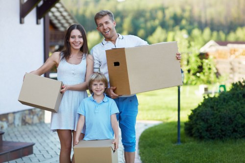 Uxbridge Man with Van team assisting customers with their move