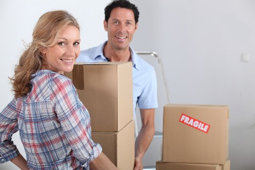 Local moving professionals in Uxbridge at work