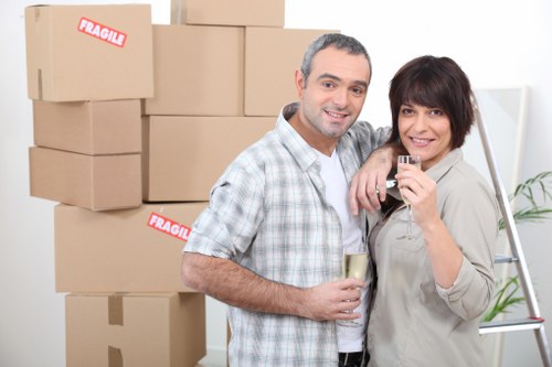 Preparing and organizing furniture for pick-up service in Uxbridge